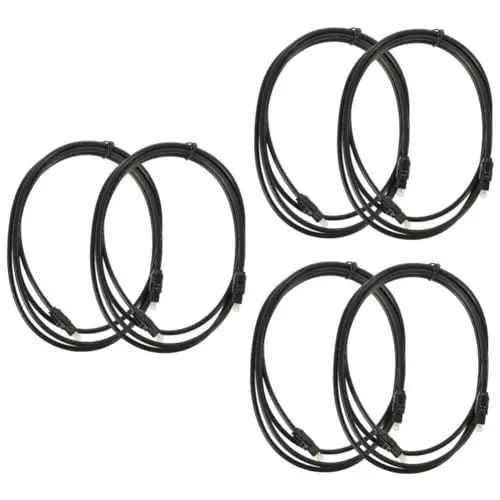 Produktbild: HOMSFOU 6 Stk optisches Audiokabel glasfaserkabel fiber optic cable light cable Glasfaser-Audiokabel optisches Kabel für Ton Audiokabel für Soundbar digitales optisches Kabel PVC