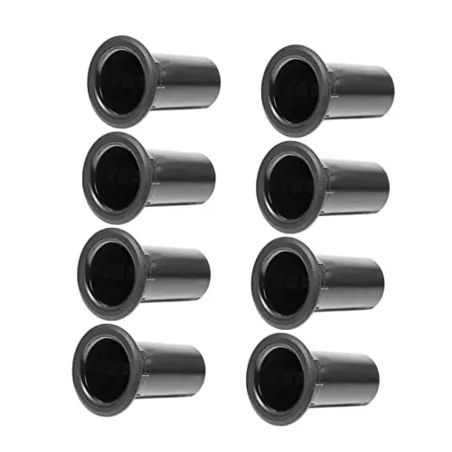 Produktbild: HOMSFOU 8St Lautsprecher Lautsprecher Subwoofer ausgestellte Lautsprecheröffnungen DIY gaskartuschen abs Lautsprecher Port Rohr Bassreflexrohr aus Kunststoff Kabinett Rohrkasten Schrank