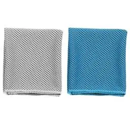 Produktbild: HOMSFOU 8 STK Cooles Tuch Schnell Trocknendes Reisehandtuch Atmungsaktive Kühltücher Eissport Handtuch Kühlendes Eistuch Sofort Kühles Handtuch Polyester Fitness Reiseartikel Sommer