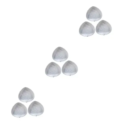 Produktbild: HOMSFOU 9 STK Wischmop Dampfpad Dreieck Weiß