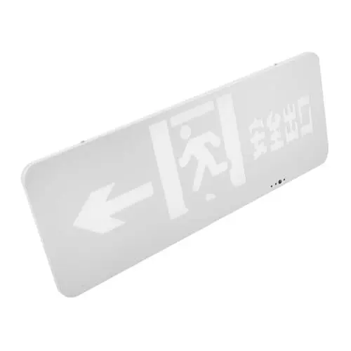 Produktbild: HOMSFOU Anweisungen Zum Sicheren Verlassen Notlicht Für Öffentliche Plätze Notlicht Am Ausgang Led-notbeleuchtung Für Den Ausgang Wand-notlicht Rostfreier Stahl Hängend Notfall-lichter