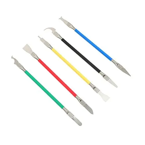 Produktbild: HOMSFOU Aufkleber 5St Schaber-Kit Smartphone reparaturset Smartphone-Reparatur-Set Reparatur-Kit für elektronische Geräte Handy Werkzeug Klebstoff Brecheisen Suite Rostfreier Stahl