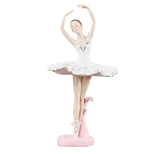 Produktbild: HOMSFOU Ballerina Deko Figuren Porzellanfigur Ballett Schlafende Sch?nheit Ornament T?nzerin Ornamente Verzierung Sch? Harz Ballett ? Ballerina Figuren Statue Dchen