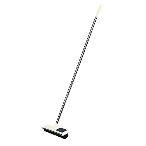 Produktbild: HOMSFOU Bodenbürste wc reinigungsbürste wc bürste Sanitärreinigungsbürste badreiniger bürste Cleaning Brush Hartbürste Keramikfliesen Wäscher Fugenbürste Besen Plastik Weiß