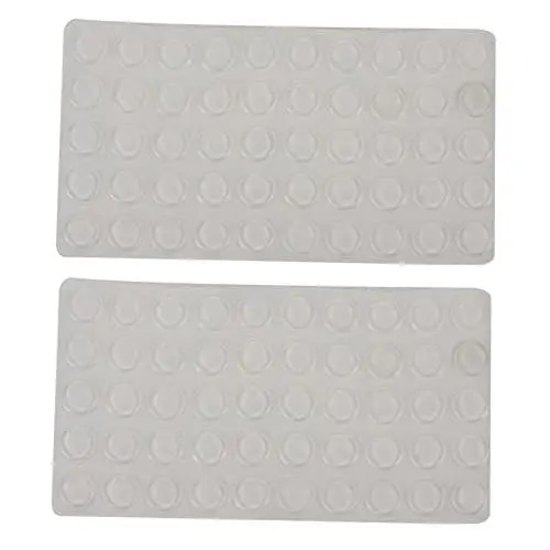 Produktbild: HOMSFOU Bodenschoner 100st Sturzpad Schrank Stoßstangen Tür Stoßstangenschutz Silikon Türknauf-wandschutz Runde Kissenauflage Schreibtisch-wandschutz Bodenschutz Möbel Puffer Kieselgel