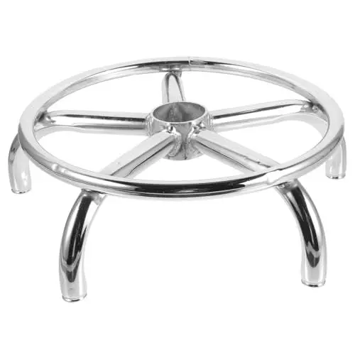 Produktbild: HOMSFOU Stuhldreh-grundplatte Aus Aluminiumlegierung Bürostuhl-ersatzteile Drehstuhlbasis Mit Kippmechanismus Ersatz-stuhlbasis Stuhl-drehplatte