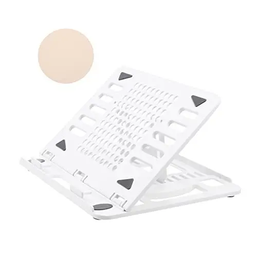 Produktbild: HOMSFOU Multifunktions-laptopständer Computergestell Aus Kunststoff Faltbare Laptophalterung Tablet- Und Buchstütze Wärmeableitungstechnologie