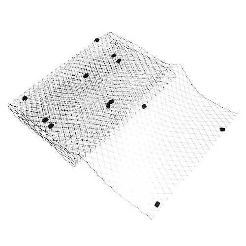 Produktbild: HOMSFOU Diy Netzstoff für Kleidung Hochwertiges Material für Kleider Hüte und Accessoires für Bastelprojekte und Kreative Designs Schwarz Strapazierfähig und Vielseitig Einsetzbar für