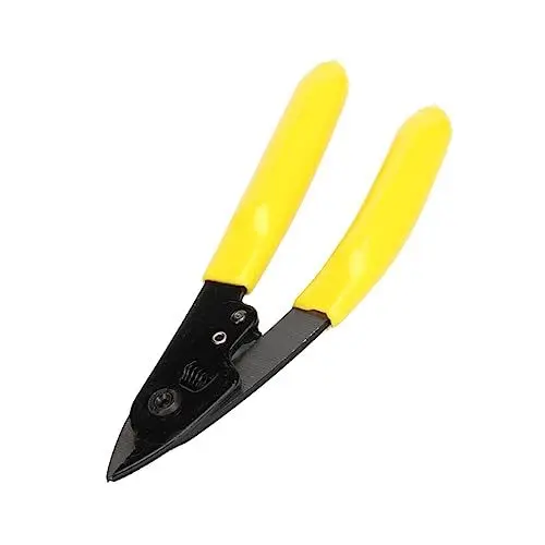 Produktbild: HOMSFOU Dual Port Faserabisolierzange Fttp Tool Für Präzises Abisolieren Von Optischen Kabeln Ergonomischer Griff Für Profis Und Heimwerker