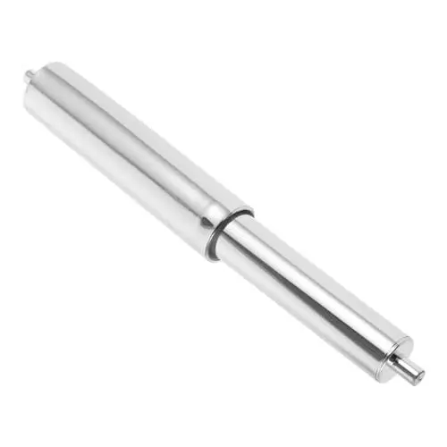 Produktbild: HOMSFOU Feder-System Toilettenpapierhalter Silber - Leicht montierbarer WC-Papierhalter mit abgerundeten Kanten, Kunststoff Aufhängung Ersatzrolle für alle Innendesigns (16.5cm)