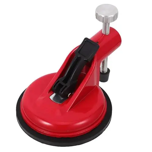 Produktbild: HOMSFOU Fliesenleger Reparaturwerkzeug Für Bodenlücken Saugnapf-werkzeuge Reparatur Von Bodenlücken Werkzeug Zum Füllen Von Lücken Werkzeuge Zum Verlegen Von Fliesen Heimwerker Rot Gummi