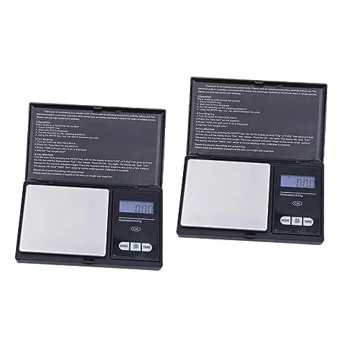 Produktbild: HOMSFOU Formelspender 2st Tasche Für Schmuckwaagen Digitale Paketwaage 0,1 Gramm Präzisionswaage Digitale Schmuckwaage Cs Hohe Präzision Formelbehälter