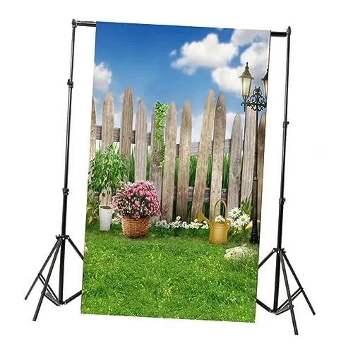 Produktbild: HOMSFOU Realistischer Fotohintergrund Mit Pflanzenmotiv Design 462 150 cm Breit Einfache Aufbewahrung Für Fotografie