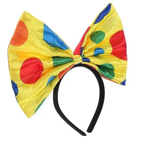 Produktbild: HOMSFOU Haargummis -Haargummis Haarschmuck Stirnbänder Haarbänder Haar-Accessoire Clown-Schleife Kopfschmuck Party-Stirnband Party- Haarreifen Übergroße Accessoires Haarring