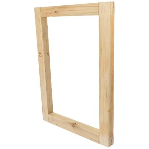 Produktbild: HOMSFOU Holz-siebdruckrahmen Wiederverwendbar Für DIY-Heimwerker Siebdruckrahmen Shirt Stoff Druck Professioneller Druckrahmen Für Siebdruck