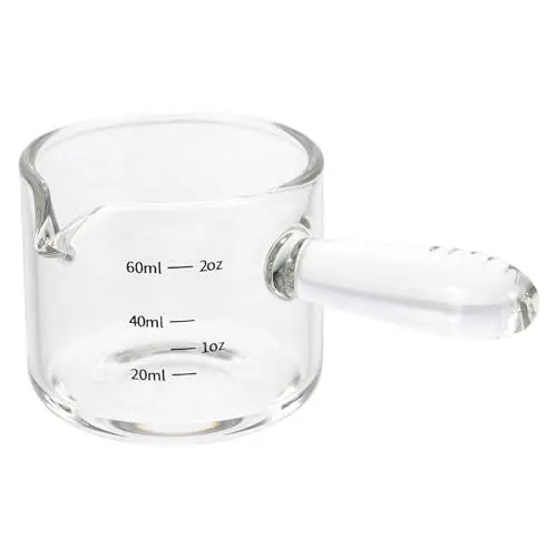 Produktbild: HOMSFOU Kaffee Milch Tasse Maßkrüge Mischbecher Espresso-k-tassen Milchbecher Einzelauslauf-messbecher Espresso-zubehör Waage Tasse Mini-saucenkrug Milchkännchen Glas Konzentrieren