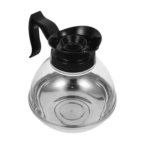 Produktbild: HOMSFOU Kaffeekanne aus Edelstahl kaffeezubereiter kaffeebereiter Elektrische Kaffeemaschinen Kaffeeflasche Karaffe Kaffee Kaffeegrube Glasteekanne für Induktionskochfeld Thermotopf Acryl