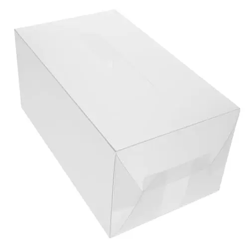 Produktbild: HOMSFOU Kartenboxen Spendenboxen Wahlurnen Tombolaboxen für Tickets Mehrfachkartenhalter Tombola-Losboxen mit Schlitz Kästen für Tombola-Tickets Gewinnspielboxen Plastik Weiß