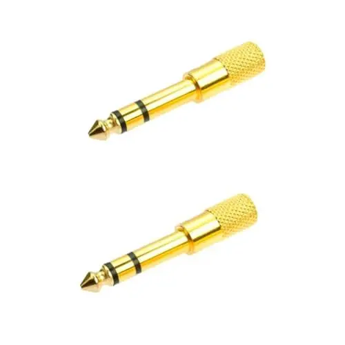 Produktbild: HOMSFOU Kopfhöreradapter 6-Teiliges Set Tragbarer Audioadapter Audio-Adapter-Adapter vergoldeter Adapter feiner Adapter Klinkenadapter Stereo-Audio-Adapterbuchse binaural Mikrofon