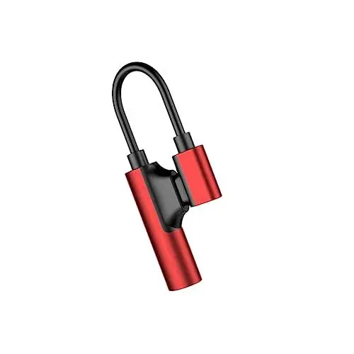 Produktbild: HOMSFOU Kopfhöreradapter Ladeadapter USB-kopfhörer Headset USB-Adapter Typc-Kabel Typ-c-Adapter 3,5 Mm Typ-c-adapterkabel Combo-Platte Universal-