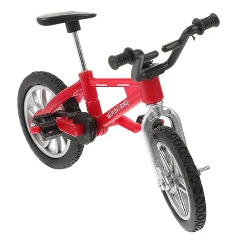 Produktbild: HOMSFOU Kuchendekoration BMX Fahrrad Spielzeug Finger Dirt Bikes Miniatur-fahrradspielzeug Finger BMX Finger Bike Spielzeug Fahrradkuchendeckel Schmiedeeisen Puppe Kind Den Kopf Schütteln