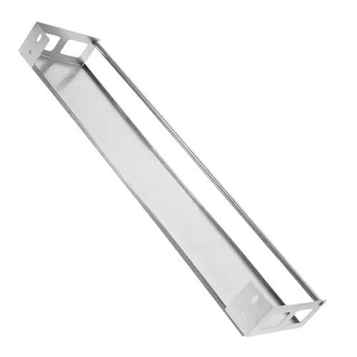 Produktbild: HOMSFOU Küchenregal Gewürzständer Organizer-rack Schwebender Nachttisch Gläserregal Wandregale Für Schlafzimmer Vorratsregale Flaschenhalter Gewürzgläser Würze Rostfreier Stahl Glasur