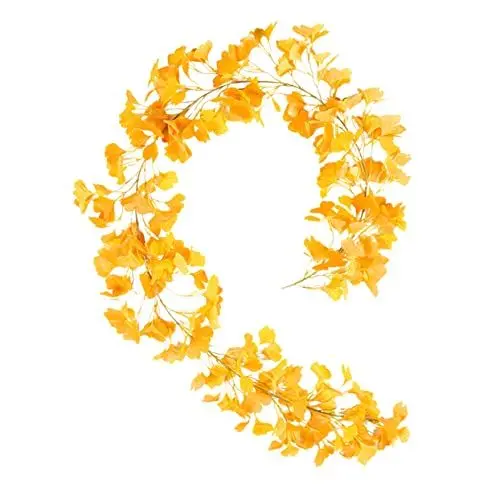 Produktbild: HOMSFOU Kunstpflanze Ginkgo Biloba Blattrebe