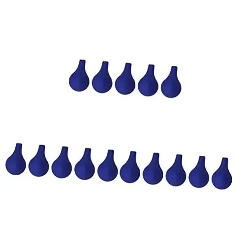 Produktbild: HOMSFOU Lieferungen 15 Stück Silikonnkappe Tropfer Gummi Ersatz Für Glasgraduierte Pipetten Pipette Augentropfer Silikonglühn Pipetten Silikonkappe Tropfer Silikonkappe Strohhalm