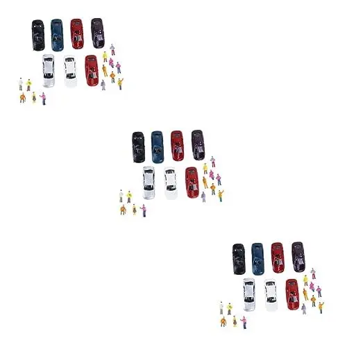 Produktbild: HOMSFOU Mini-Modellautos 150 STK Modelle ausgestellte Modellautos bemaltes Modellauto Mini Auto Model Spielzeugauto
