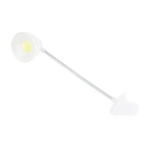 Produktbild: HOMSFOU Mini-Tischlampe Schreibtischlampe Leselicht Clip-Led Schreibtischlampe Clip-Schreibtischleuchte Weiß Gebührenpflichtig Student Klemmlampe