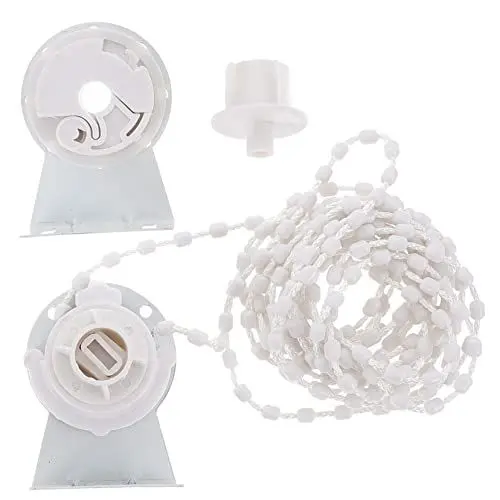 Produktbild: HOMSFOU Rollo-Metallhalter Raffrollos Jalousien Rollo-Befestigungen Jalousien-Perlen-Rollo-Zieher Perlenketten-Reparatur-Set Suite Rollo-Kette Vorhang-Rollenkette