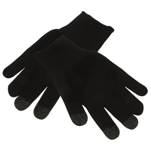 Produktbild: HOMSFOU Rutschfeste Fahrradhandschuhe Handschuhe Für Outdoor-aktivitäten Herren Warme Handschuhe Touchscreen-handschuhe Fitness-handschuhe Handwärmende Handschuhe Nylon Black