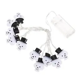 Produktbild: HOMSFOU Schnur Halloween Lichterketten Nachtlicht Halloween-Dekorationen im Freien Halloween aussendeko Halloween lights Vintage-Dekor Halloween-Lichter Halloween-Partygeschenke Plastik