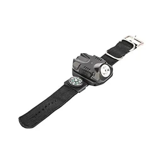 Produktbild: HOMSFOU Taschenlampe ansehen led- taschenlampe led ligts uhr watch LED-Taschenlampen Tragbares LED-Licht Outdoor-Uhrenlicht Licht mit Kompass beobachten gebührenpflichtig Anschauen Armband