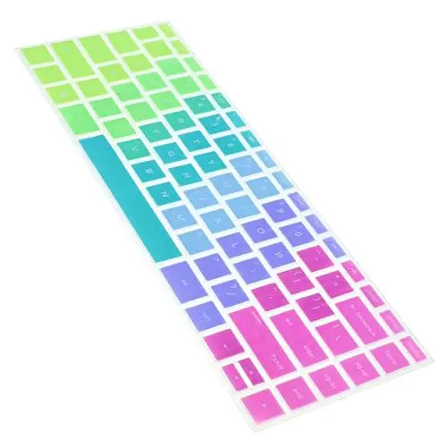Produktbild: HOMSFOU Keyboardke Abdeckung Für 14 Silikon Tastatur Protector Haut Volle Muster Typing