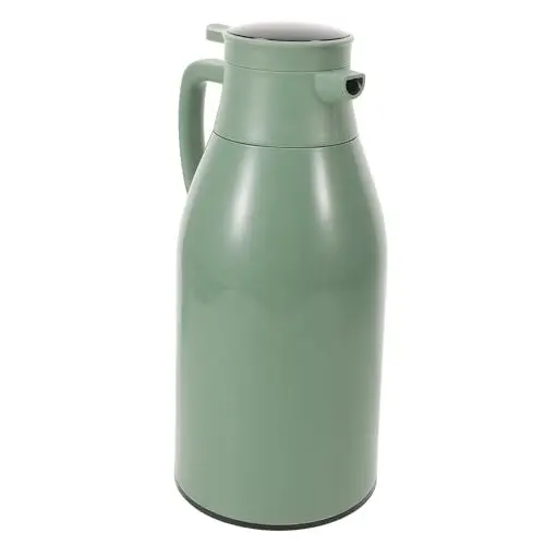 Produktbild: HOMSFOU Thermoskanne Vakuumflasche Isolierter Wasserkocher mit Temperaturanzeige für Zuhause und Camping