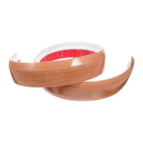 Produktbild: HOMSFOU Türbodenkantenstreifen Teppichfliesen Bodenübergang flach Türschwelle Laminatboden bodenübergangsleiste selbstklebende bodenleiste Laminat-Holzboden Übergangsstreifen PVC Chocolate