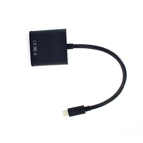 Produktbild: HOMSFOU USB auf VGA USB-c auf vga adapterkabel Ladekabel USB zu Kabel Adapter für Monitor Handyladegerät Typ-C-zu-VGA-Konverterkabel VGA-Adapter Digital schnelles Laden Ladestation 12a