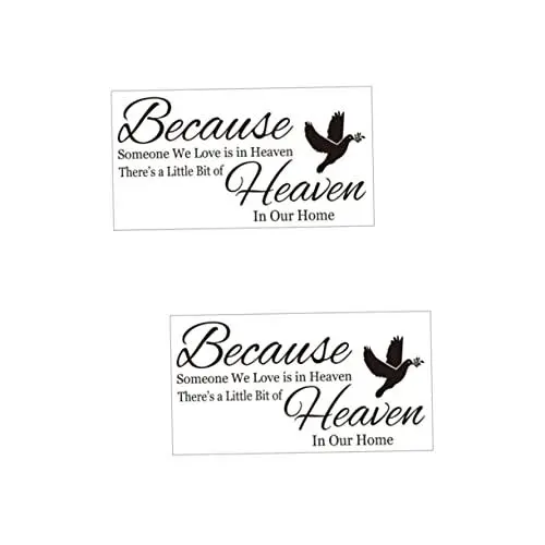 Produktbild: HOMSFOU Wandaufkleber Buchstaben Sticker 2 „ Zweig“ Dekorative „Theres Bit“-Aufkleber Für Sprüche Die Abnehmbare Im Wandbild Weil Dekorationsaufkleber Buchstaben Sticker Wandtattoos