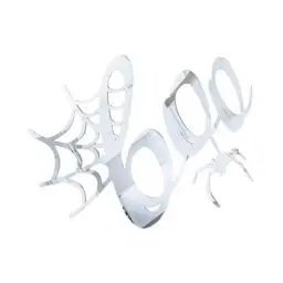 Produktbild: HOMSFOU Wandaufkleber halloween party halloween silve Spiegeldekor Horror-Wandtattoo Dekorationen Logo-Aufkleber Halloween-Fensteraufkleber Halloween-Spinnen-Wanddekoration Acryl