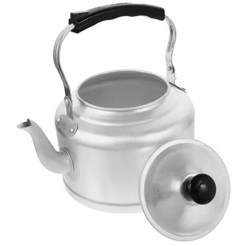 Produktbild: HOMSFOU Wasserkocher Zum Gießen Von Wasser Outdoor- Kleiner Kaffeekocher Heizung Wasser Topf Kochender Wasserkocher Teekessel Im Freien Milchteeflasche Klangtopf Universal-