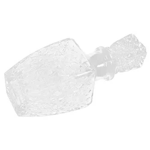 Produktbild: HOMSFOU Weinflasche Aus Glas Nachfüllbare Weinkaraffe Spirituosenspender Whisky-Flasche Ausgießer Für Spirituosenflaschen Likör Karaffe Schnaps Karaffe Bleikristall Flasche Belüfter Traube