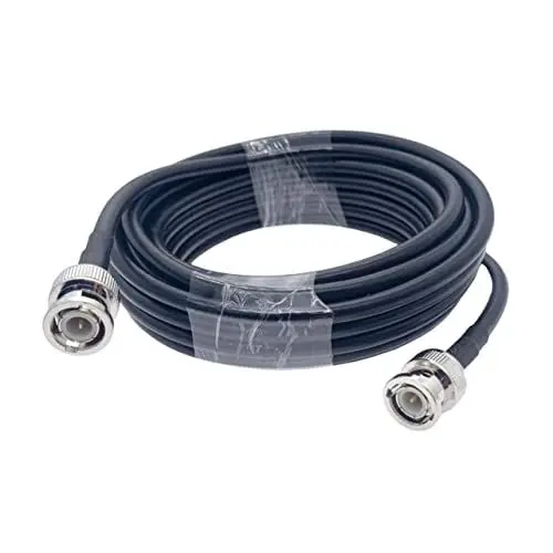 Produktbild: HOMSFOU öffentliche bnc-leitung BNC-Stecker auf Stecker Video-Stromkabel Koaxial Kabel Catv-Kabel Koaxialkabel koaxkabel coaxial cable stoßverbinder BNC-Kabel bnc-stecker kabel Abs Black
