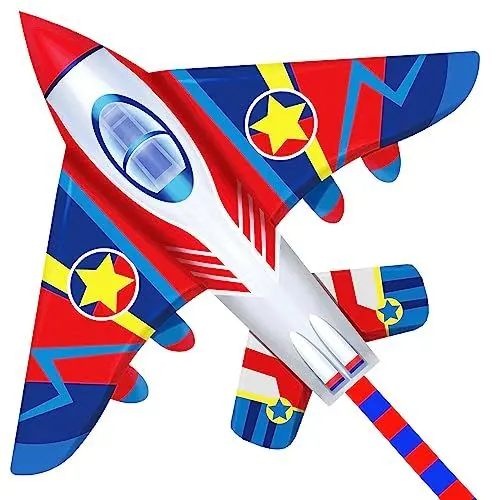Produktbild: Drachen HUGE Fighter Plane Kite für Kinder und Erwachsene