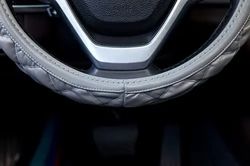 Produktbild: HONCENMAX Frau Lenkradhülle Fahrzeug Lenkradabdeckung Auto Lenkradschutz Fashion - Universal für Auto/LKW/SUV Durchmesser 38cm (15 