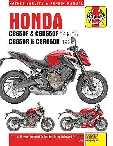 Produktbild: Honda Cb650f & Cbr650f '14 to '18 and Cb650r & Cbr650r '19: 2014 to 2019 (Haynes Service & Repair Manual)