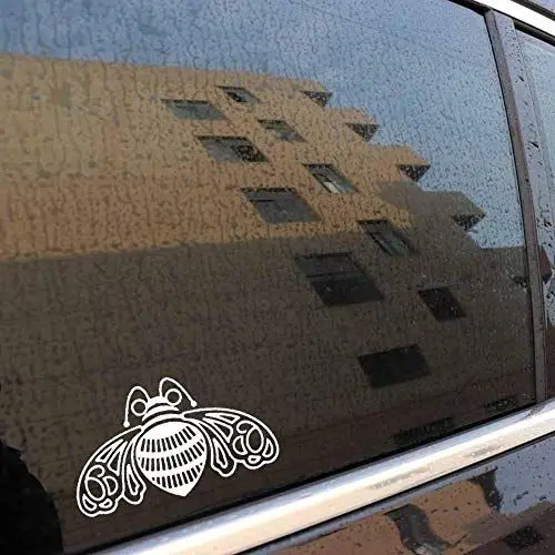 Produktbild: Honeybee Tequila Pattern Fun Window Bumper Vinyl Decal JDM Sticker 15.2CMx 8.7CM - White