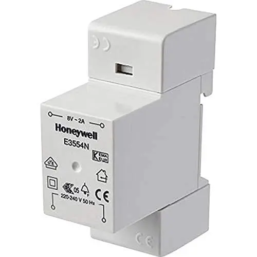 Produktbild: Honeywell E3554N Klingeltransormator VDE 3