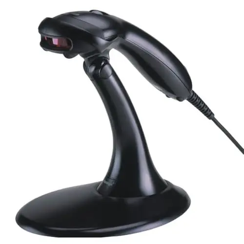 Produktbild: Honeywell Voyager MS9540 Barcode-Lesegerät mit Halterung, Schwarz