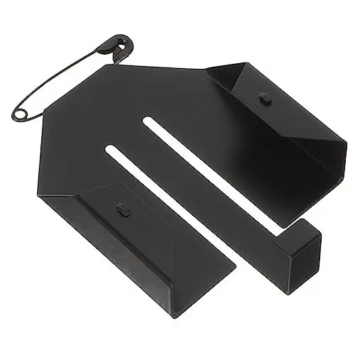 Produktbild: HONITANO 1 Satz Spielkarten greifer Halter für Sammelkarten Pokerhalter Spielkartenständer spielkartenhalter Poker zubehör Brettspielzubehör Trickrequisiten für Kartenhalter Metall Black